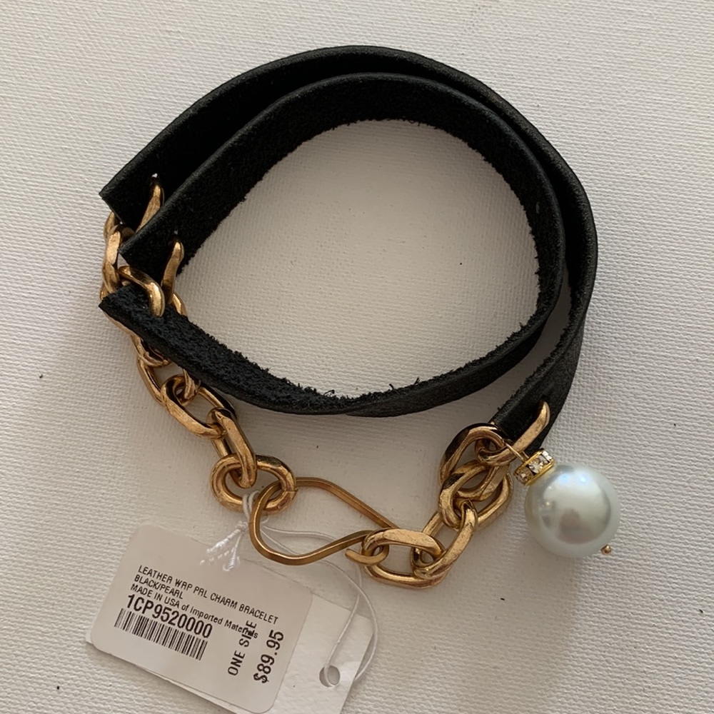 Black Leather Bracelet - Picture 4 of 8